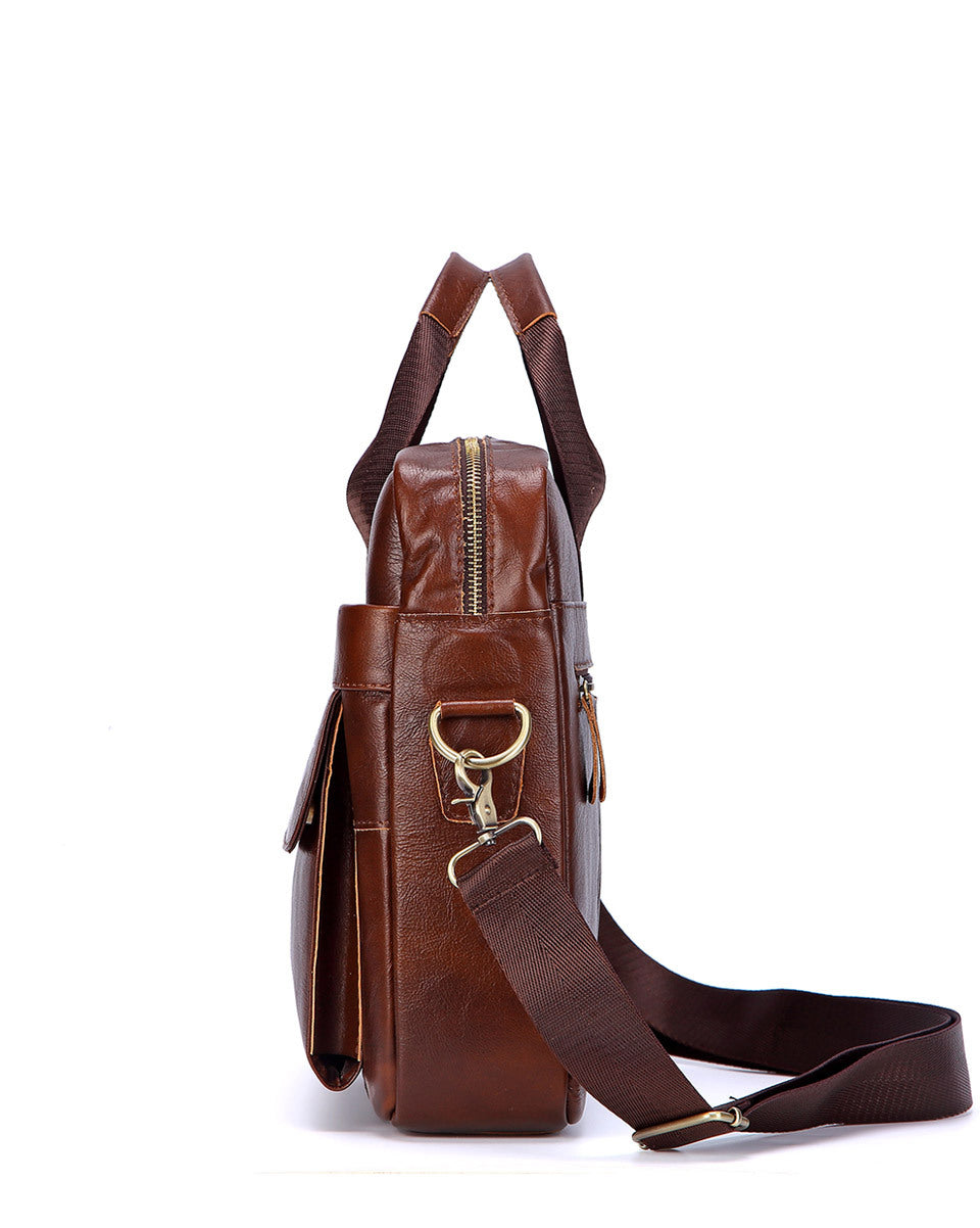 Sac d'ordinateur en cuir