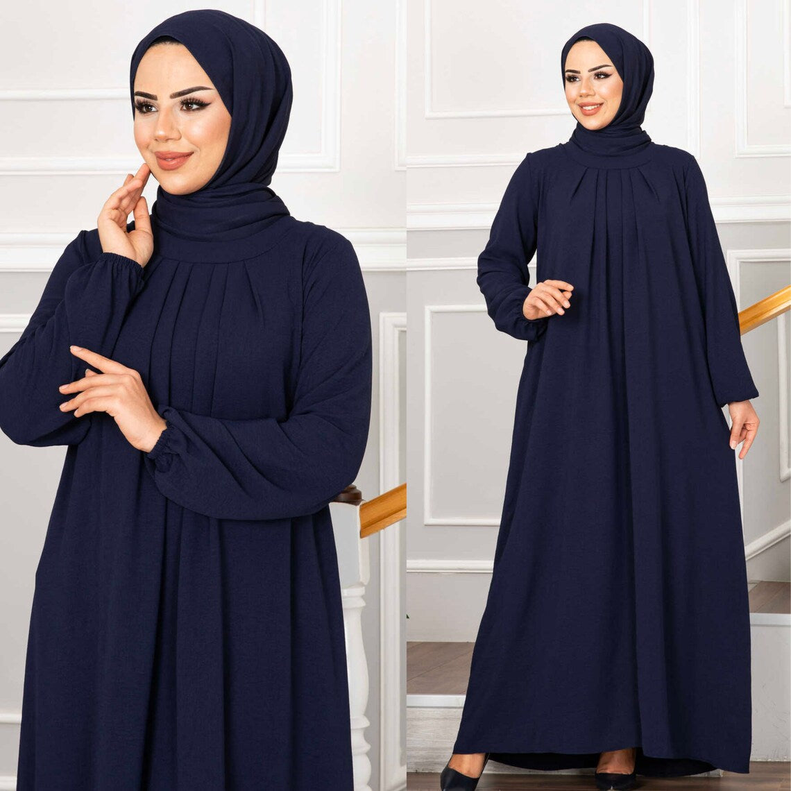 Robe pour femmes avec rides modérées