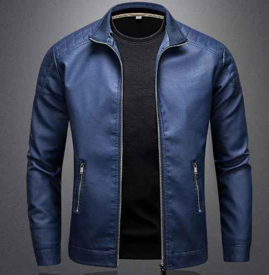 Veste en cuir pour homme