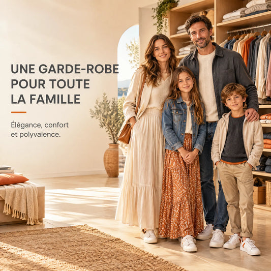 Comment composer une garde-robe élégante pour toute la famille ? | OYSO-MA