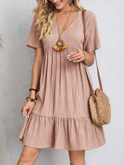 Robe de Printemps et d'été ample à volants