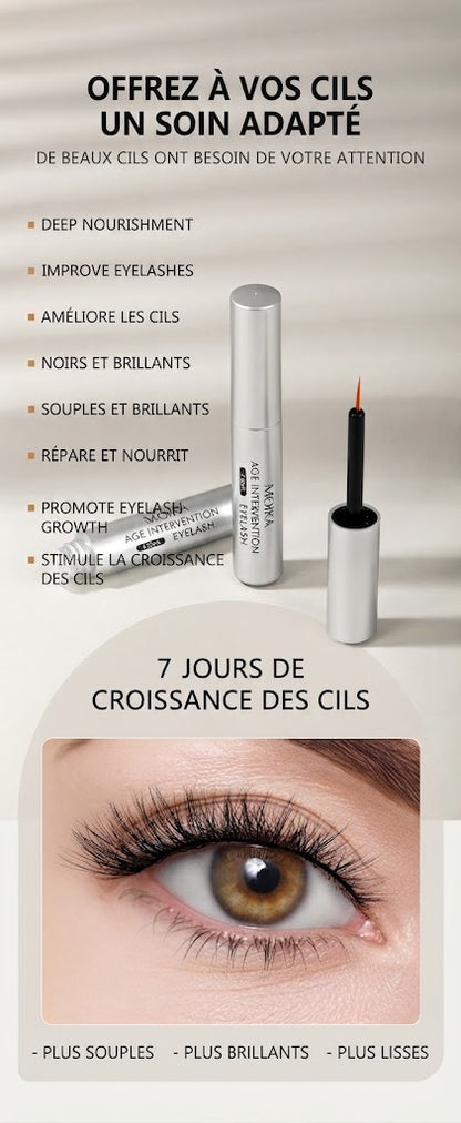 Cils épais, longs et recourbés à l'anglaise