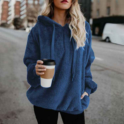 Sweat à capuche polaire zippé