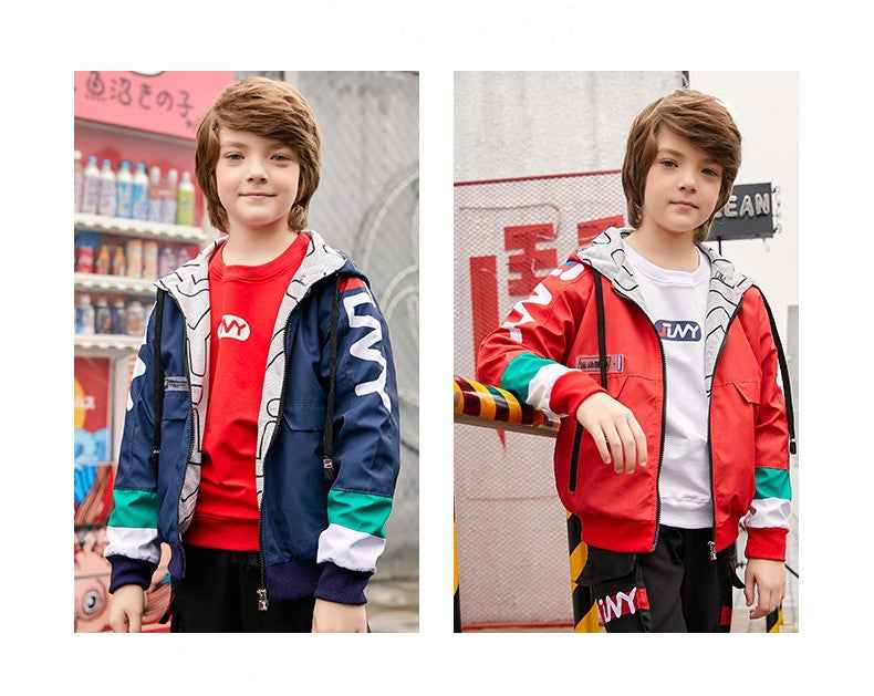 Veste garçon , style moderne et urbain