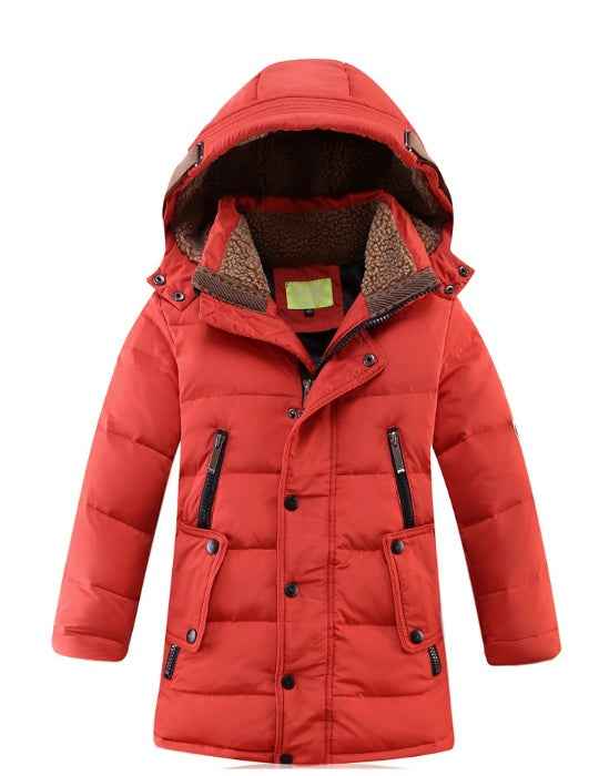 Vestes Parka d'hiver pour enfants à -30 degrés, rembourrées en duvet de canard