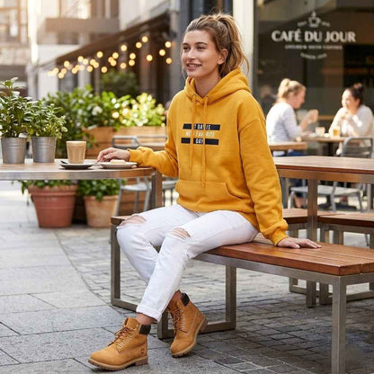 Pull-over ample à capuche pour femmes
