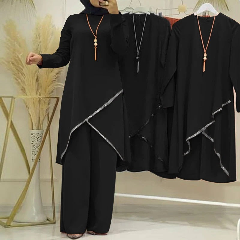 Ensemble Hijab Chemise et Pantalon large