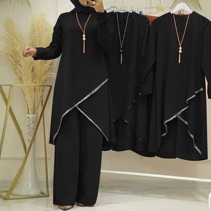 Ensemble Hijab Chemise et Pantalon large