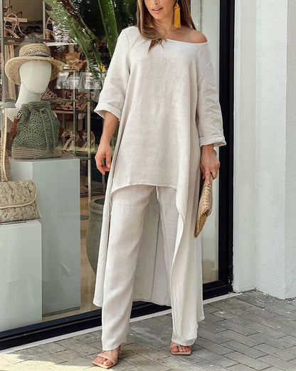 Women's two-piece casual outfit