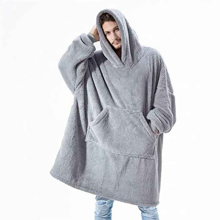 Sweat à capuche avec grande poche, pull confortable et ample