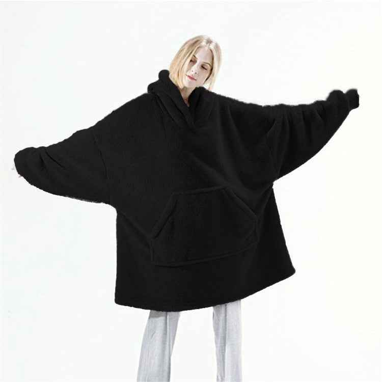 Sweat à capuche avec grande poche, pull confortable et ample