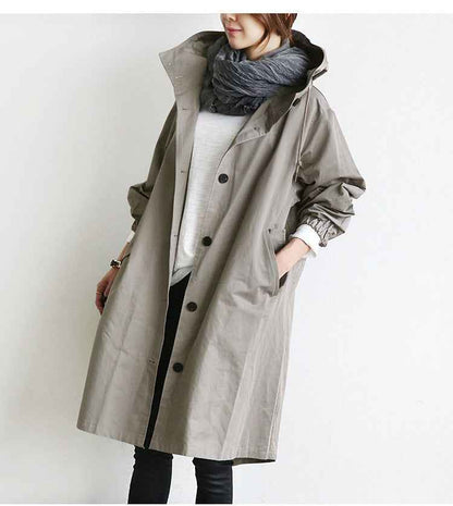 Veste coupe-vent imperméable à capuche