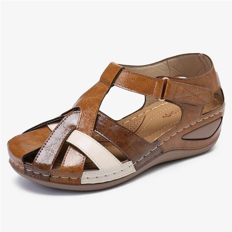Sandales étanches pour femmes au design multicolore