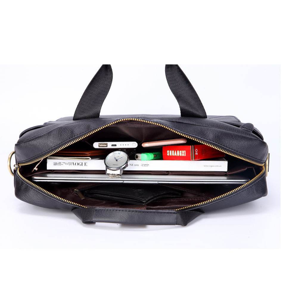 Sac d'ordinateur en cuir