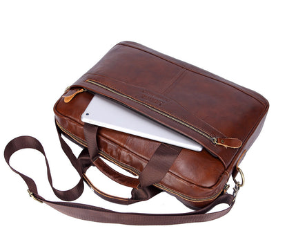 Sac d'ordinateur en cuir