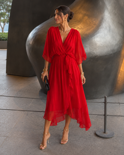 Robe à manches Papillon pour femmes