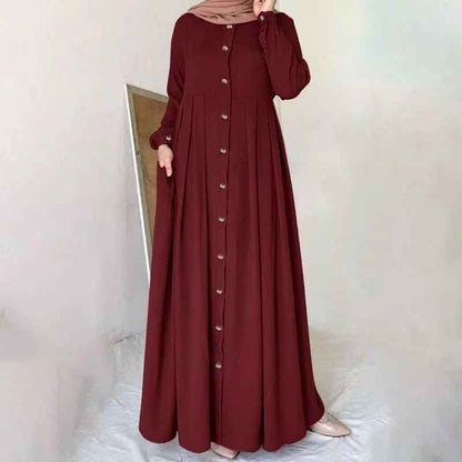 Spring And Autumn Plus Size Women's Clothing Loose Temperament Dress