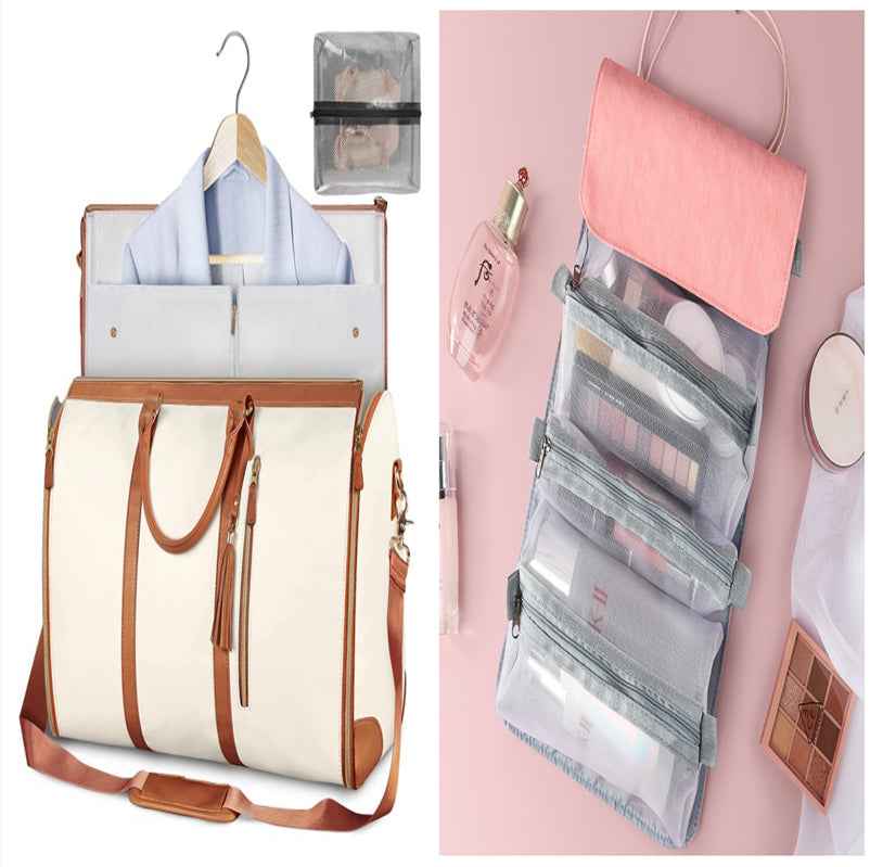 Sac de voyage cabas grande capacité pour femme, sac à vêtements étanche