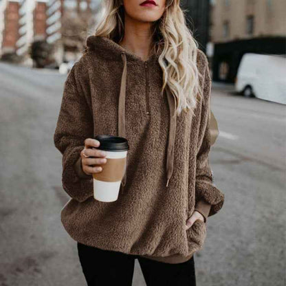 Sweat à capuche polaire zippé