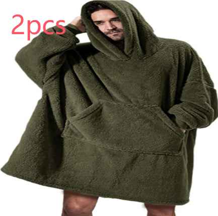 Sweat à capuche avec grande poche, pull confortable et ample