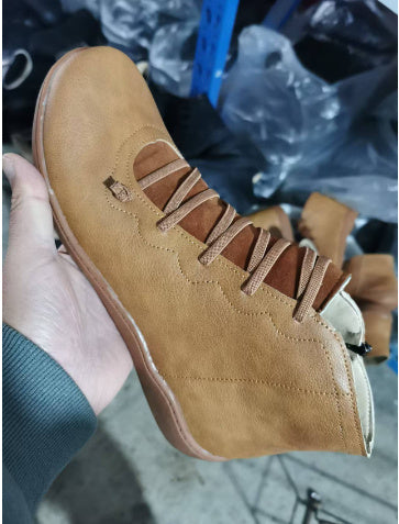 Chaussures Montantes Confort Stylées à Fermeture Zip