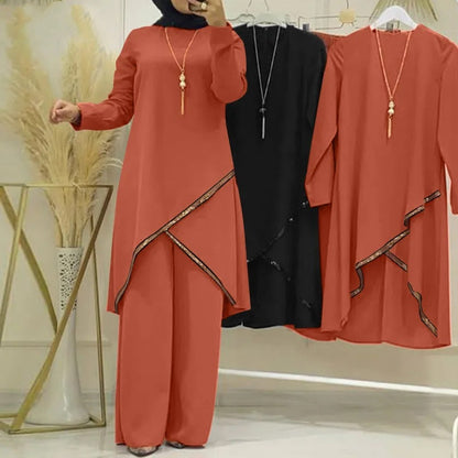 Ensemble Hijab Chemise et Pantalon large