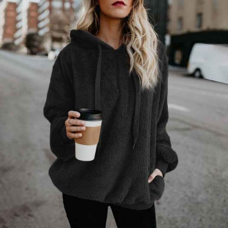 Sweat à capuche polaire zippé