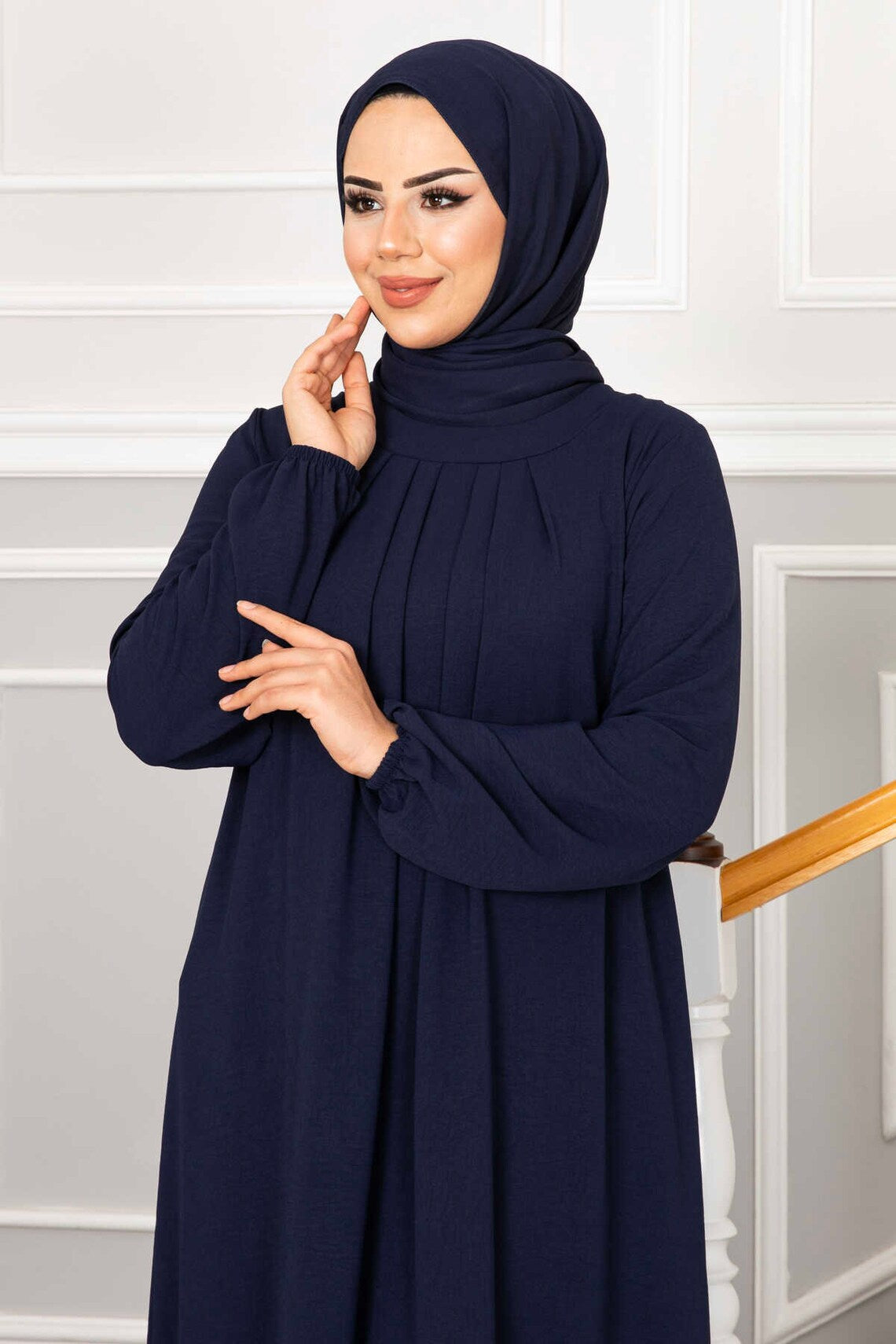 Robe pour femmes avec rides modérées