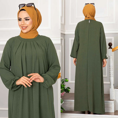 Robe pour femmes avec rides modérées