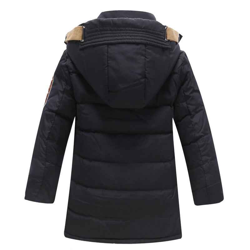 Vestes Parka d'hiver pour enfants à -30 degrés, rembourrées en duvet de canard