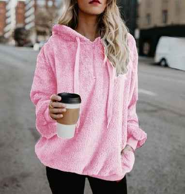 Sweat à capuche polaire zippé
