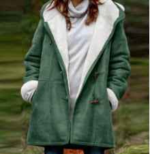 Manteau coupe-vent mi-long pour femme