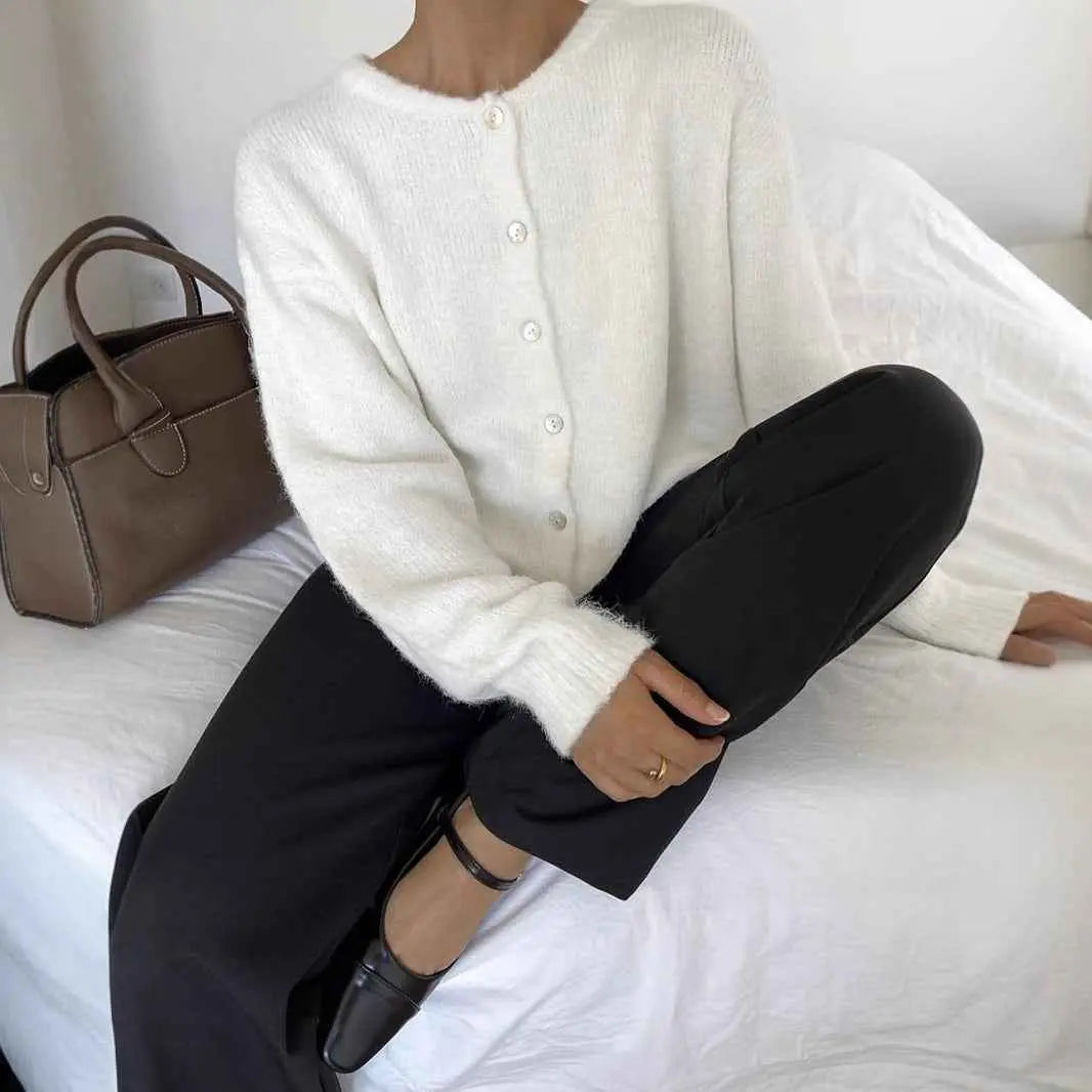 Manteau en laine vintage pour femme au style fashion