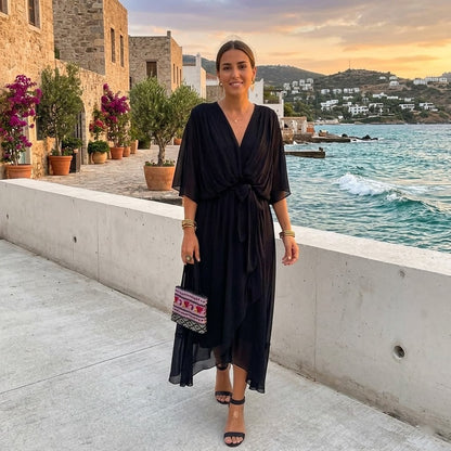 Robe à manches Papillon pour femmes