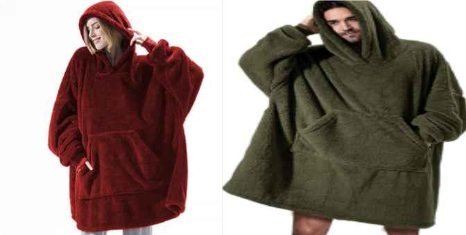 Sweat à capuche avec grande poche, pull confortable et ample