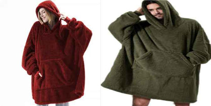 Sweat à capuche avec grande poche, pull confortable et ample