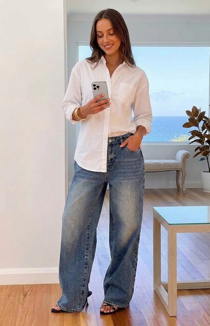 Jeans vintage Délavés