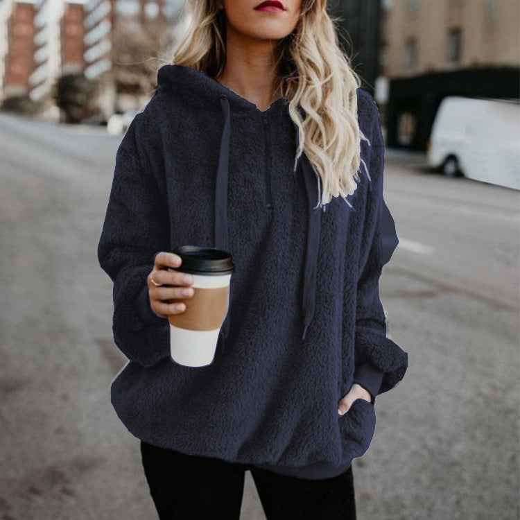 Sweat à capuche polaire zippé
