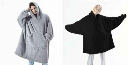Sweat à capuche avec grande poche, pull confortable et ample