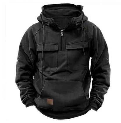 Sweat à capuche zippé pour hommes