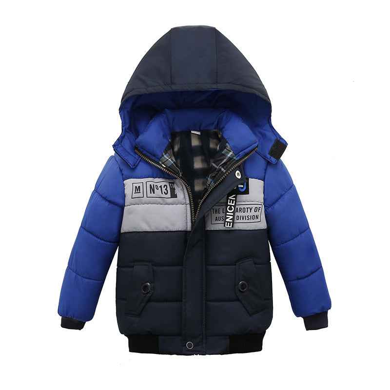 Veste matelassée en coton pour garçons de petite et moyenne taille