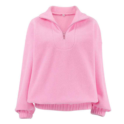 Sweatshirt en polaire berbère à pull ample pour femmes