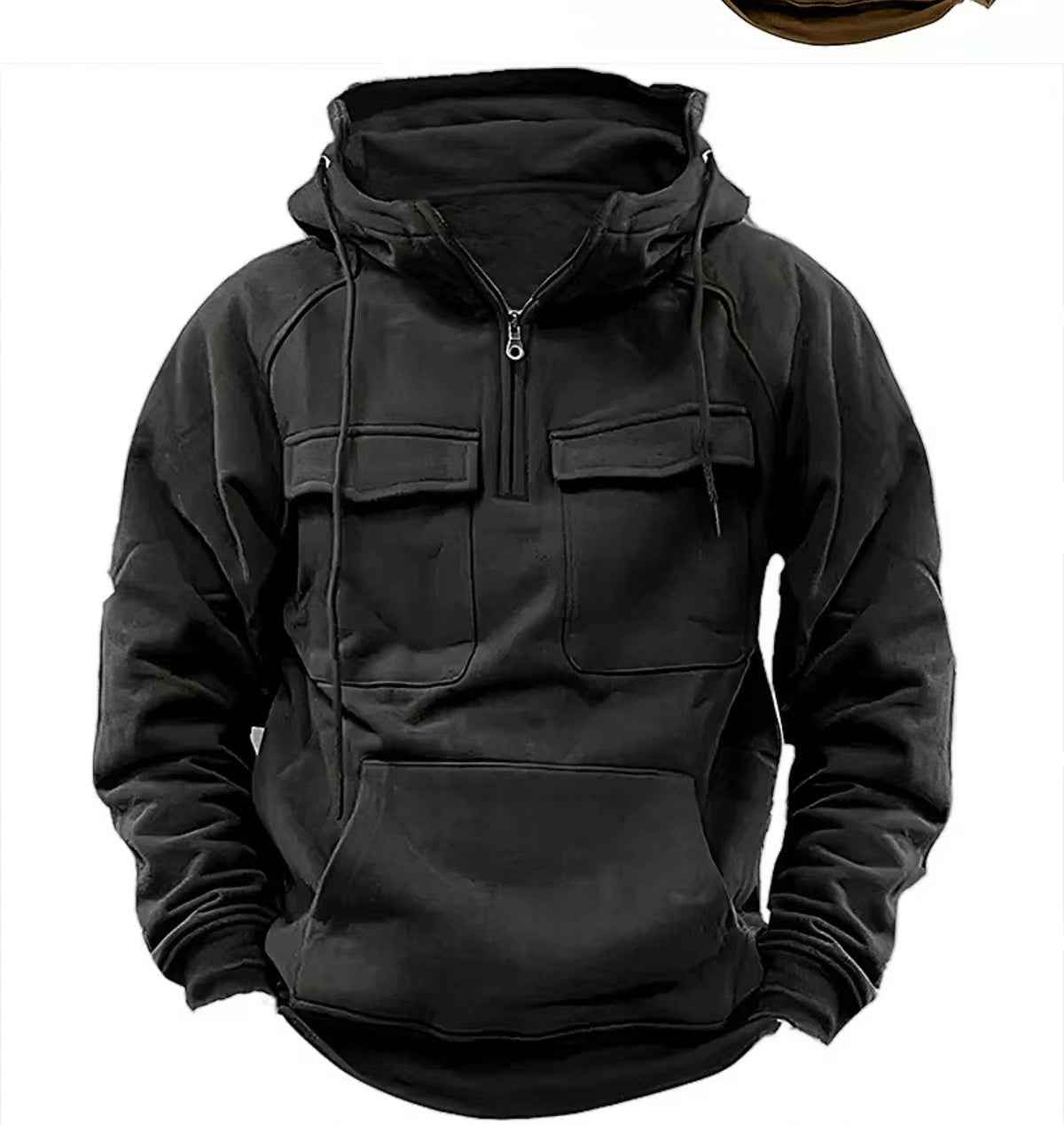 Sweat à capuche zippé pour hommes