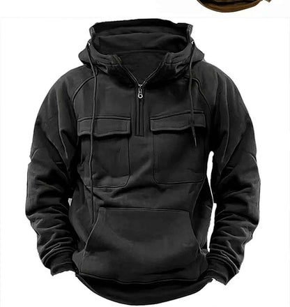 Sweat à capuche zippé pour hommes