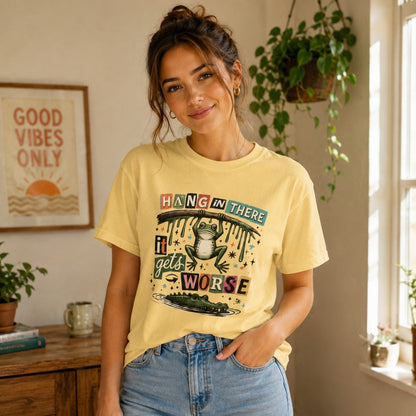 T-shirt teinté lourd tendance