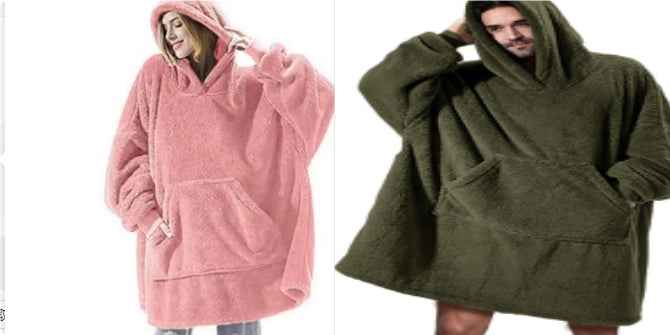 Sweat à capuche avec grande poche, pull confortable et ample