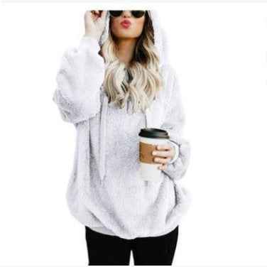 Sweat à capuche polaire zippé