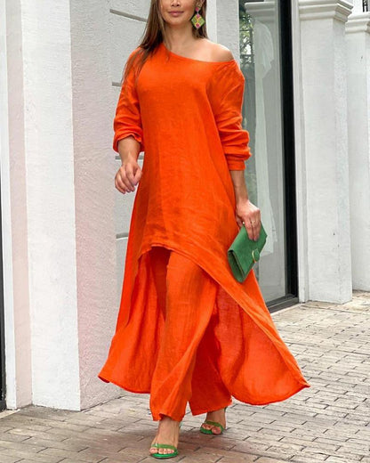 Women's two-piece casual outfit