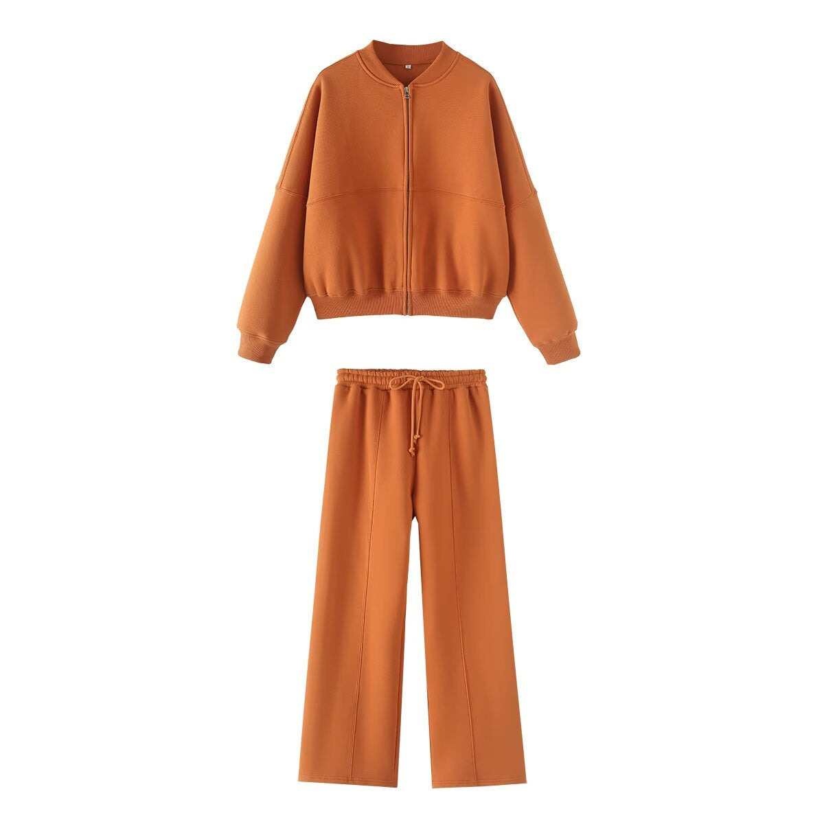 Sweatshirt & Flowy Pants Duo