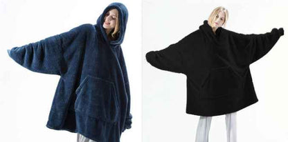 Sweat à capuche avec grande poche, pull confortable et ample